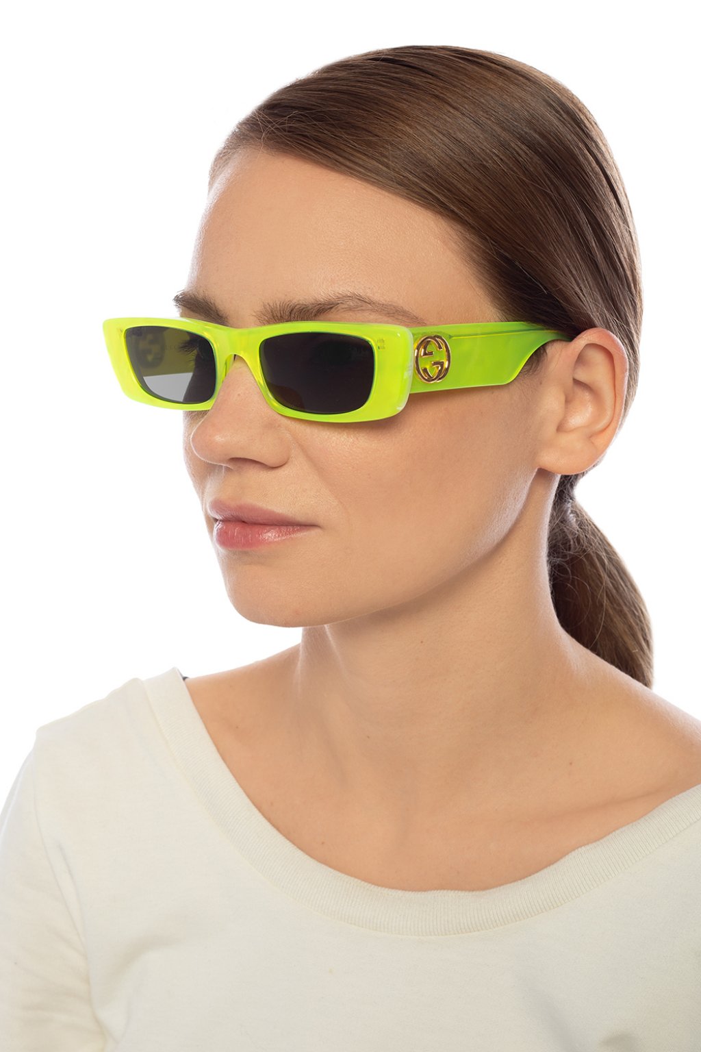 Gucci shop neon glasses